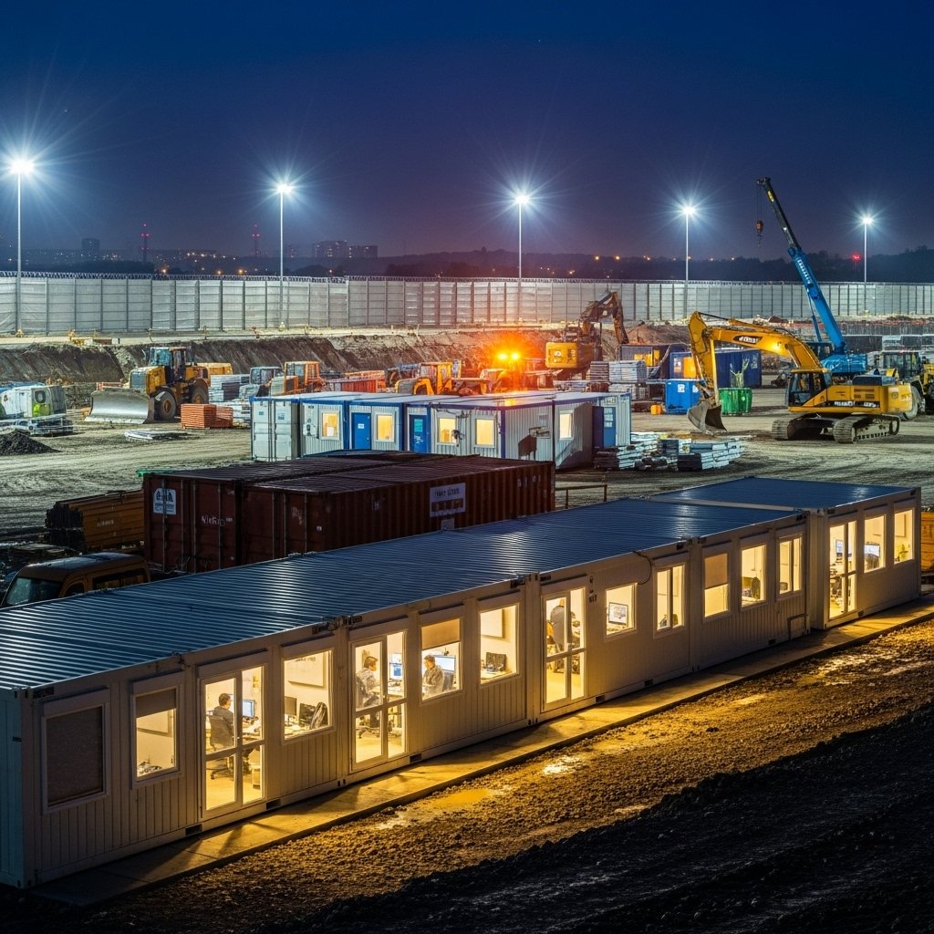 Site Prefabricated Office Containers for Construction