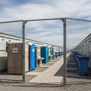 Assembled Portable Restroom