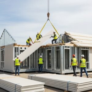Shifting of Prefab Houses
