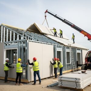 Shifting of Prefab Houses