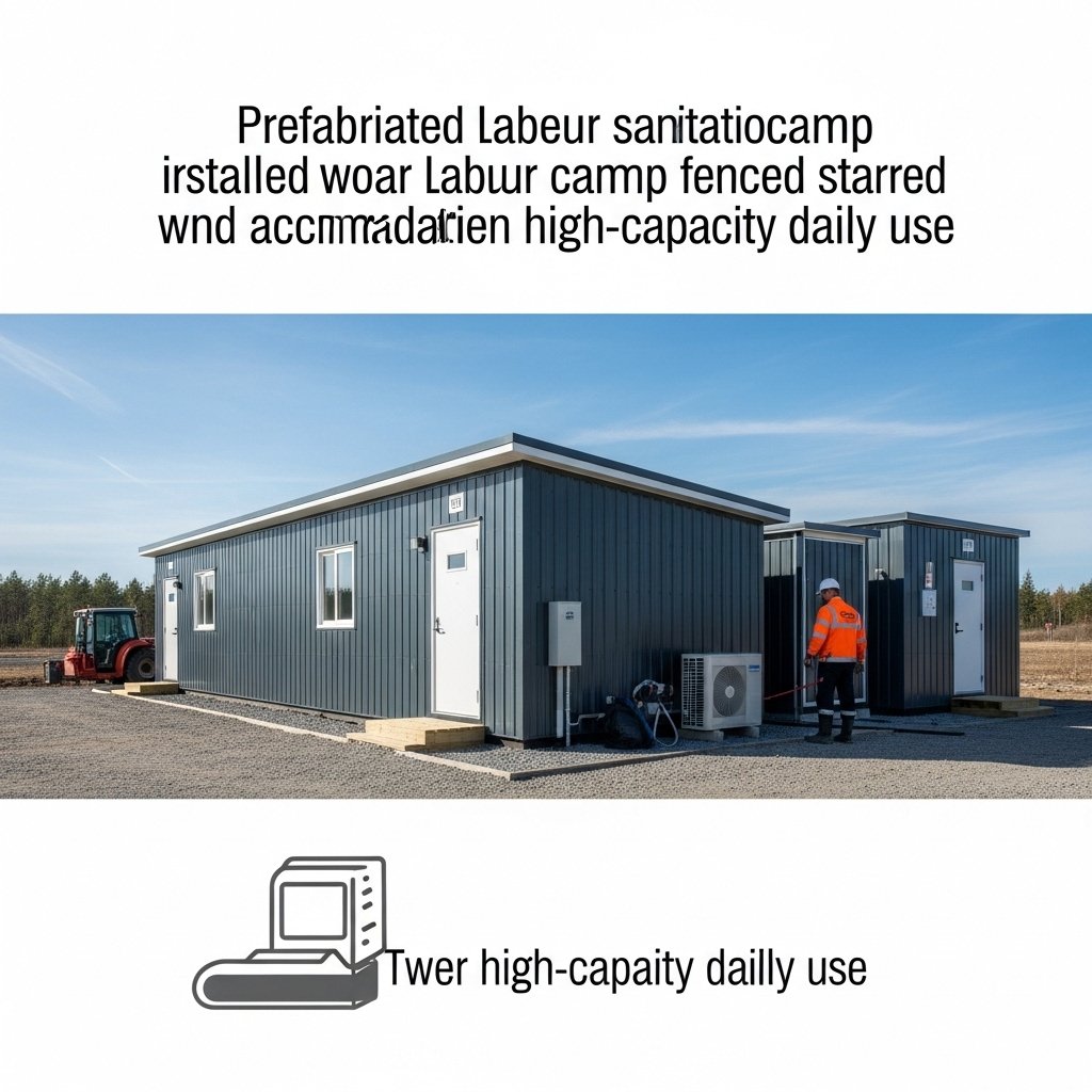 Assembled Portable Restroom