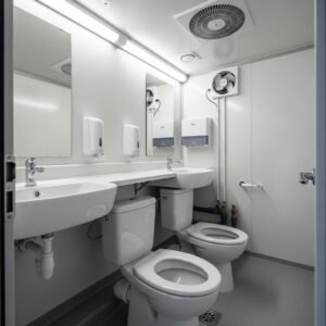 Assembled Portable Restroom