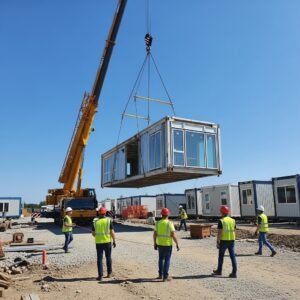 Shifting of Prefab Houses