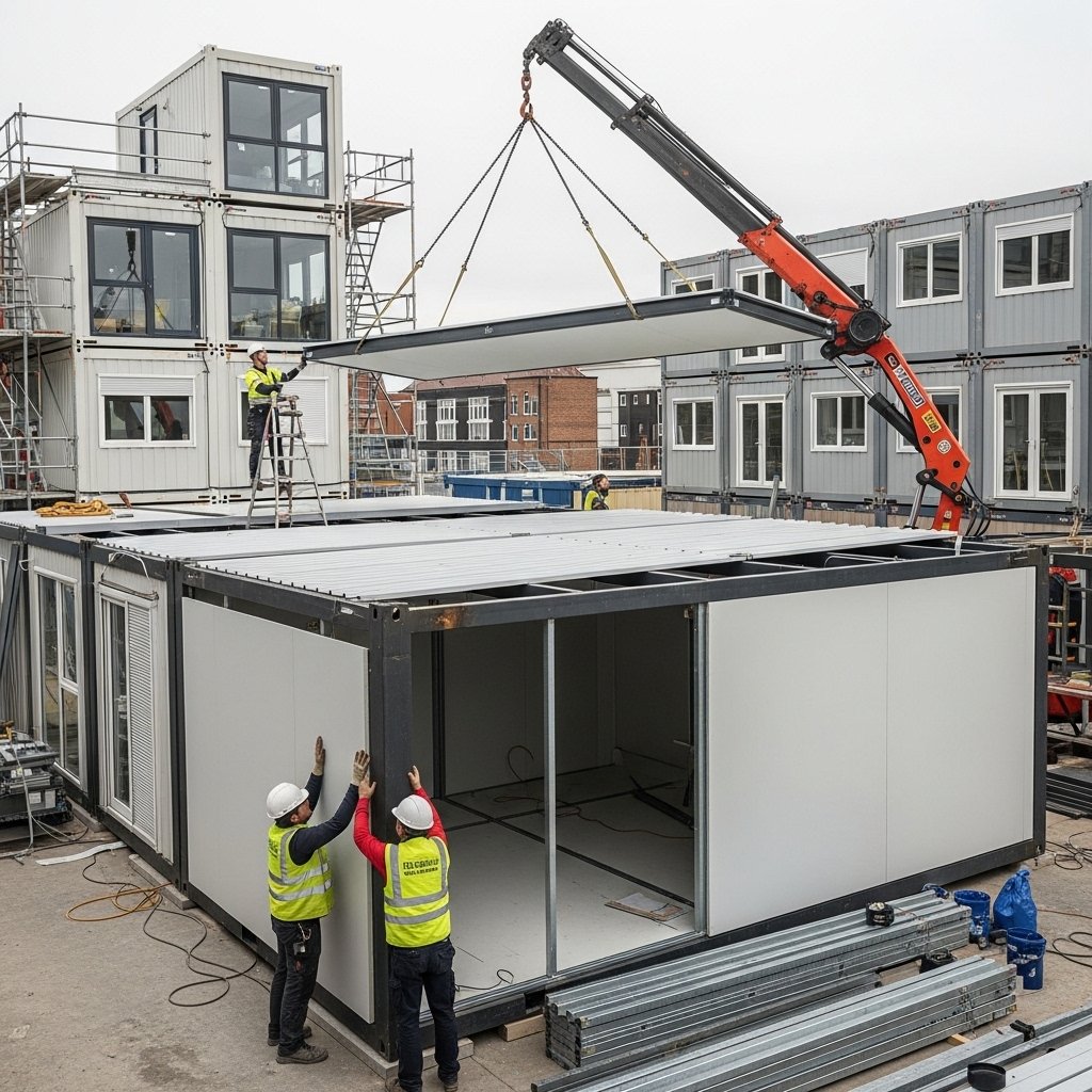 Shifting of Prefab Houses