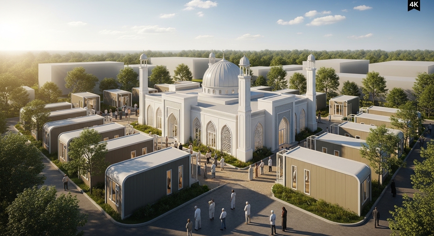 Prefab Masjids Modular Mosque Installation Structures